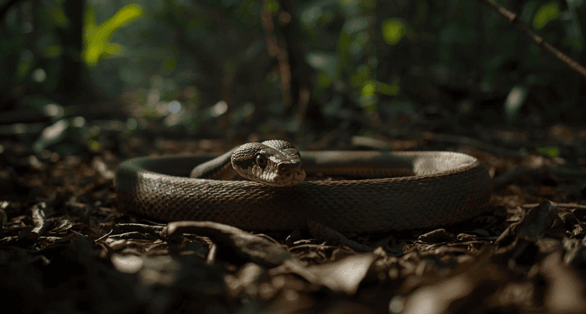 O que significa sonhar com cobra marrom — interpretação bíblica e cristã